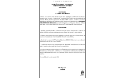 Convocatoria Asamblea Anual 82°